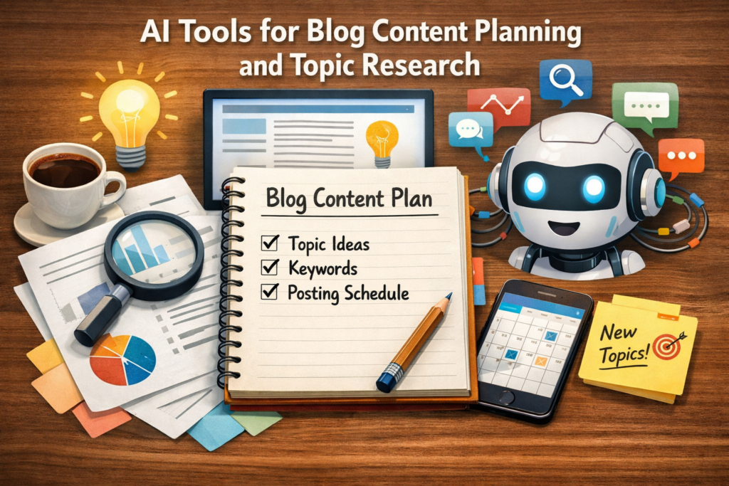 AI tools for blog content planning
